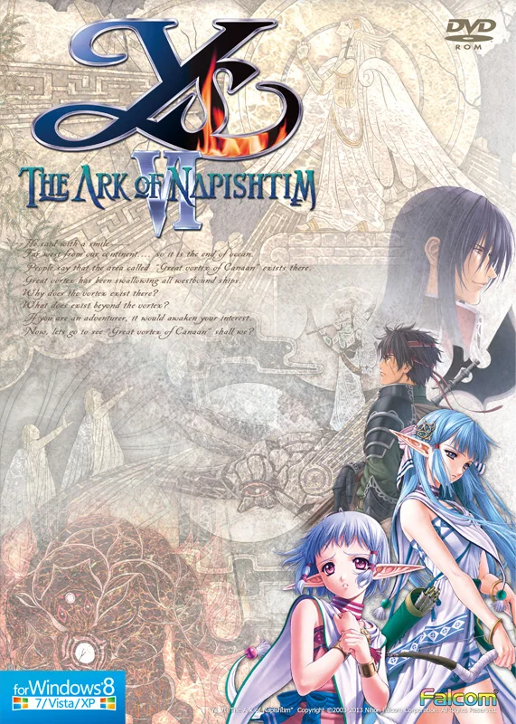 Game Package - Ys VI - The Ark of Napishtim (JP) [Win7,Vi,XP,8]