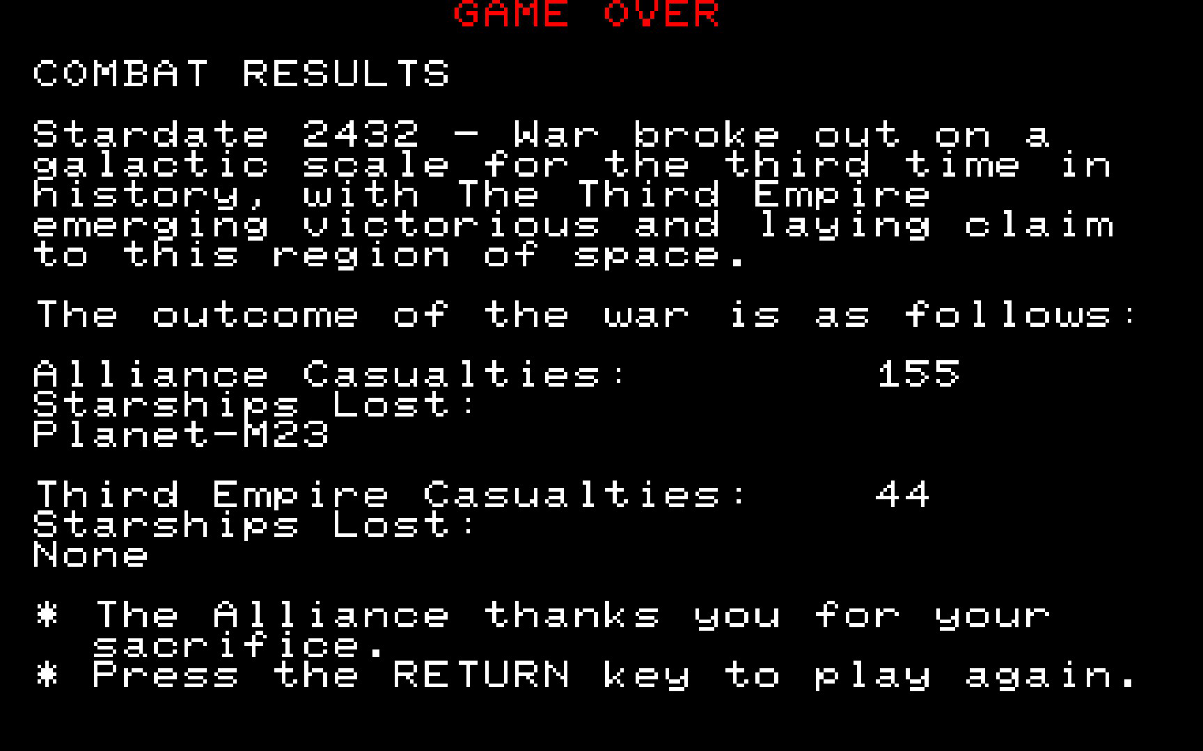 Screenshot (GW, EN FanTL) - Game Over