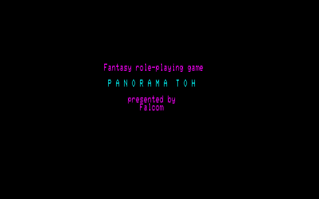 Screenshot (PT) [PC-8801] - Title Screen - 1