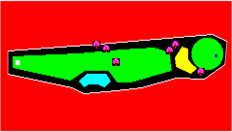 Map (CtG) [PC-8801] - Hole 9