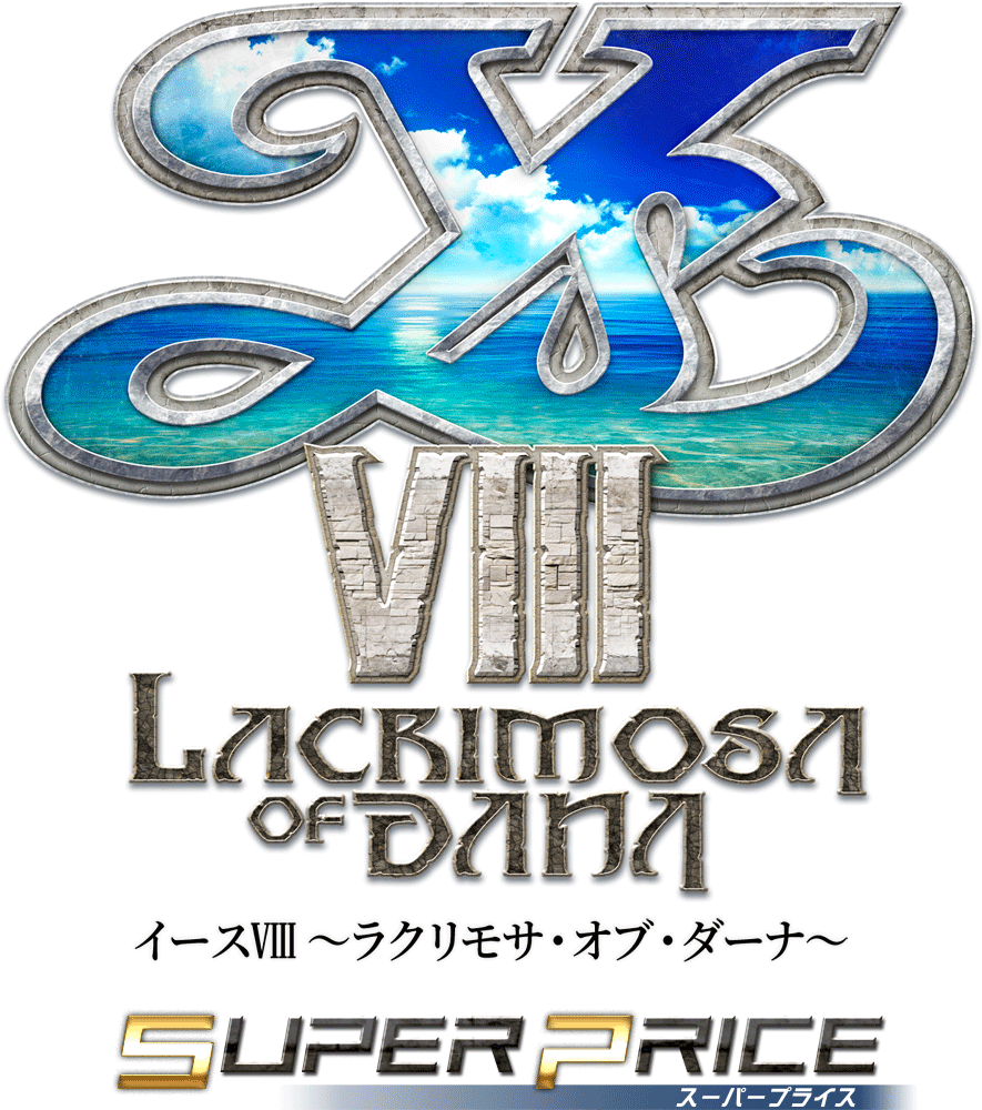 Logo - Ys VIII - Lacrimosa of Dana Super Price (JP)
