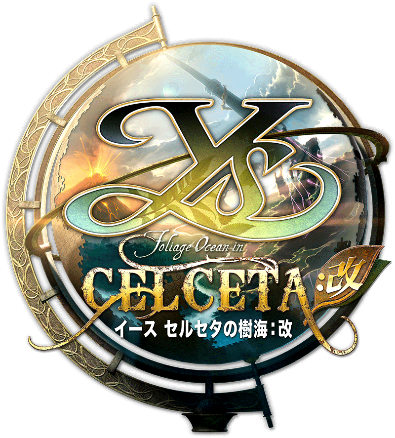 Logo - Ys - Foliage Ocean in Celceta Kai (JP)